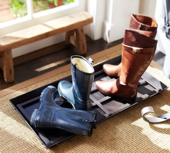 Pottery Barn BLACKSMITH BOOT TRAY
