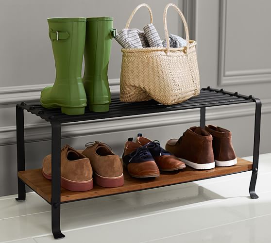 Pottery Barn BLACKSMITH SHOE RACK