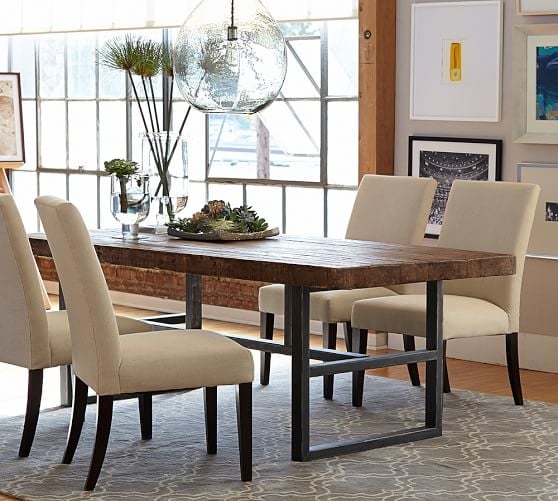 Pottery Barn GRIFFIN RECLAIMED WOOD FIXED DINING TABLE Eco-Friendly