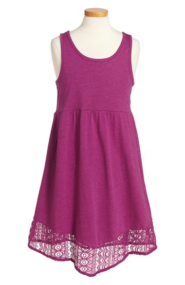 Roxy 'Tea Time' Dress (Big Girls) Purple Pine easter dresses for tweens