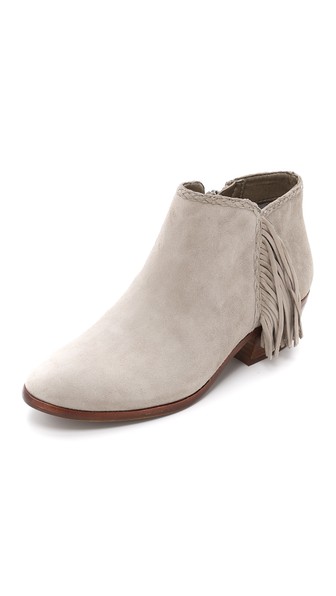 Sam Edelman Paige Suede Booties Putty 