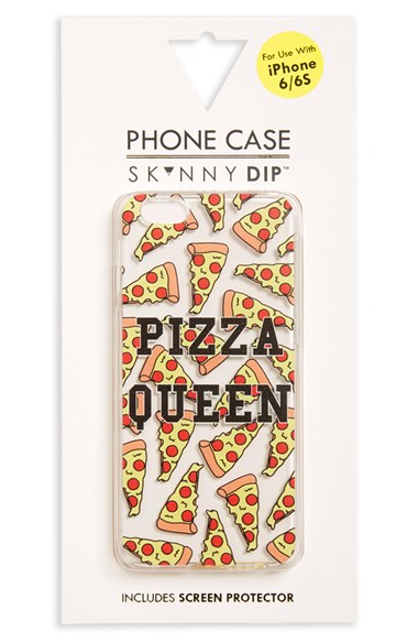 Skinnydip 'Pizza Queen' iPhone 6 & 6s Case Red Pepperoni