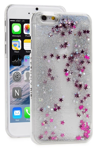 Skinnydip 'Silver Glitter' Liquid iPhone 6 & 6s Case Silver iphone 6 cases and iphone 6s cases for spring