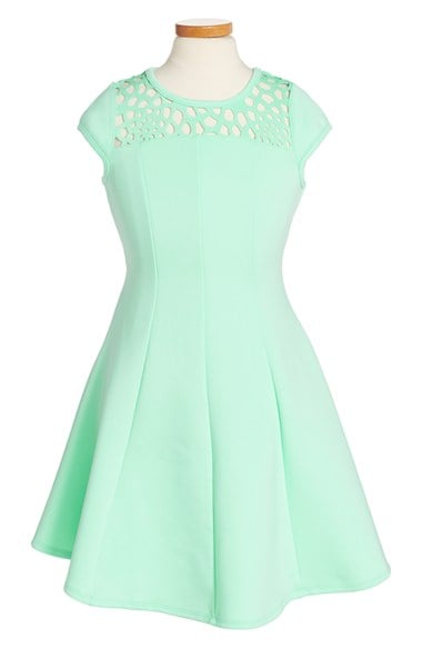 Ten Sixty Sherman Cap Sleeve Dress (Big Girls) Mint Green easter dresses for tweens
