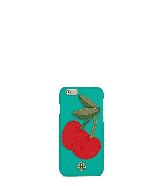 Tory Burch CHERRY APPLIQUÉ HARDSHELL CASE FOR IPHONE 6 or IPHONE 6S