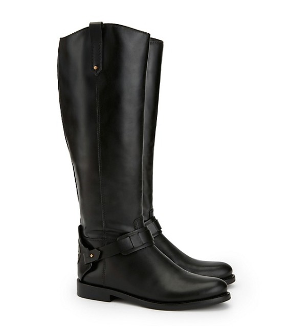 Tory Burch DERBY RIDING BOOT Black