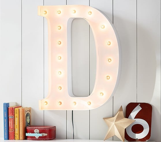 White Marquee Letters Pottery Barn Kids