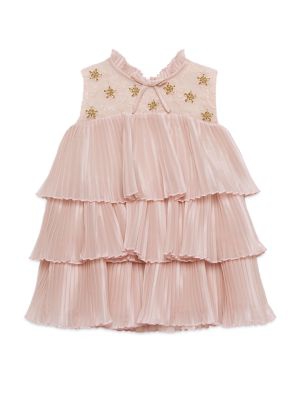 Gucci Baby's Organza & Lace Dress lace easter dresses for baby girls
