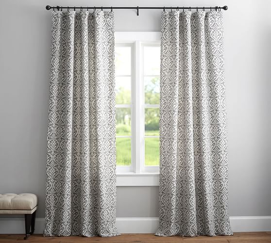 Pottery Barn Ikat Print INGRID DRAPE