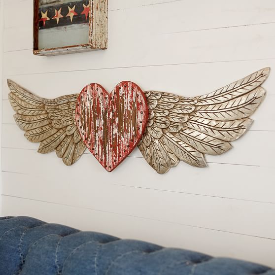 Junk Gypsy Heart With Wings