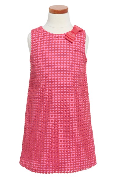 kate spade new york guipure lace shift dress (Toddler Girls & Little Girls) Pink geranium