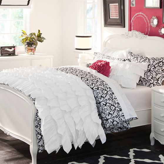 PB Teen Rufflicious Quilt + Sham