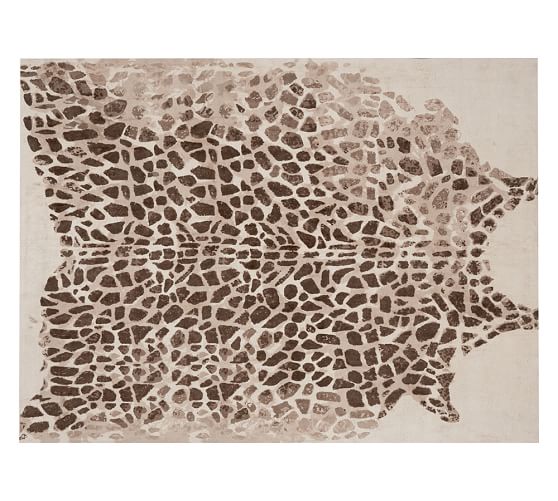 Pottery Barn KEN FULK GIRAFFE PRINTED RUG