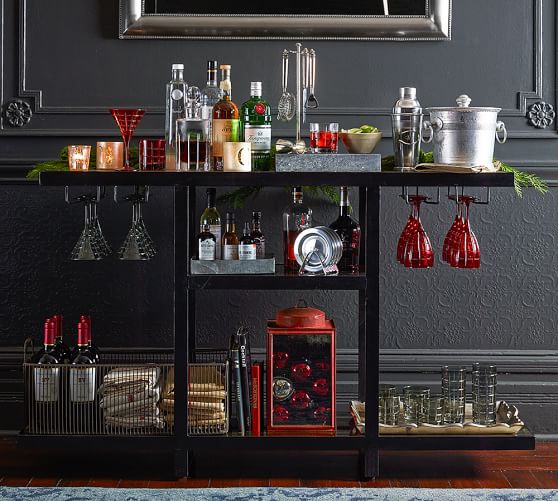 Pottery Barn HILLARY MIRRORED BAR