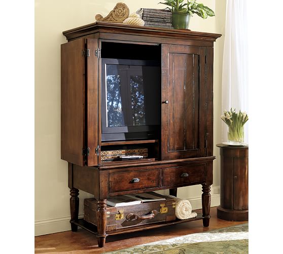 Pottery Barn MASON MEDIA ARMOIRE