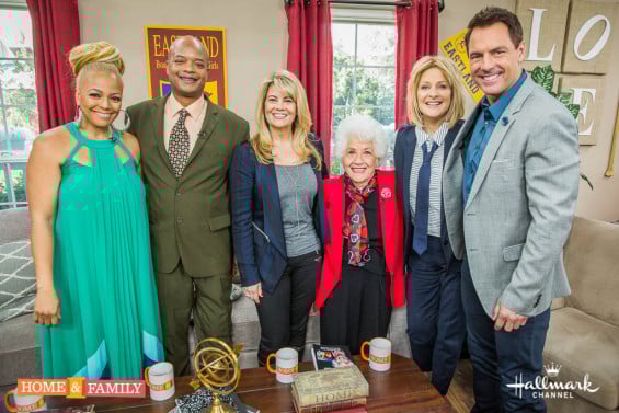 It’s “The Facts of Life” reunion show! Mark Steines and Cristina Ferrare welcome actresses Charlotte Rae, Lisa Whelchel, and Kim Fields. Actress and comedian Geri Jewell joins us. There are also surprises from actors George Clooney, Molly Ringwald, Todd Bridges, Mindy Cohn, and Nancy McKeon. Lisa cooks a delicious Mexican cornbread. Ken Wingard and Kim make DIY blinged roller skates. Kym Douglas and Lisa show you how to achieve her character Blair’s fabulous hair. It’s a prep school inspired fashion show from Debbie Matenopoulos and Lawrence Zarian. Singer Gloria Loring performs “The Facts of Life” theme song. Tanya Memme shows you how to make beautiful DIY leather diaries. Credit: Copyright 2016 Crown Media United States, LLC/Photographer: jeremy lee/Alexx Henry Studios, LLC