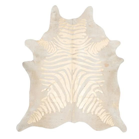 The Emily + Meritt Zebra Rug Pottery Barn Teen