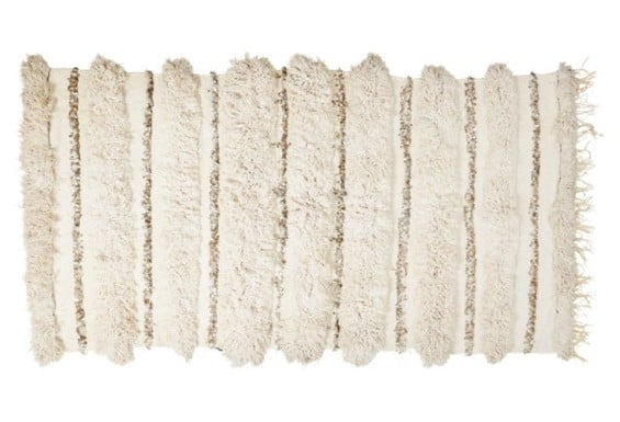 VINTAGE 3'11" x 7' Moroccan Wedding Blanket