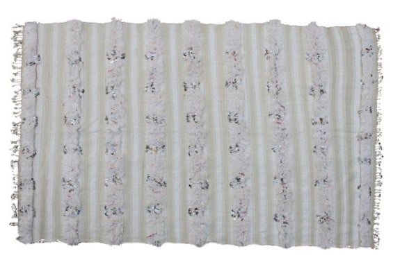 VINTAGE Striped Moroccan Wedding Blanket