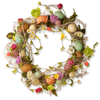 18" Easter Wreath by National Tree Co. Wayfair Easter Sale