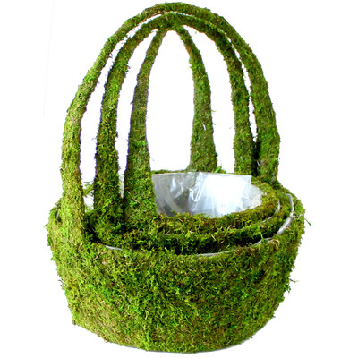 6 Piece Round Hanging Basket Set by SuperMoss™ Wayfair Easter Sale