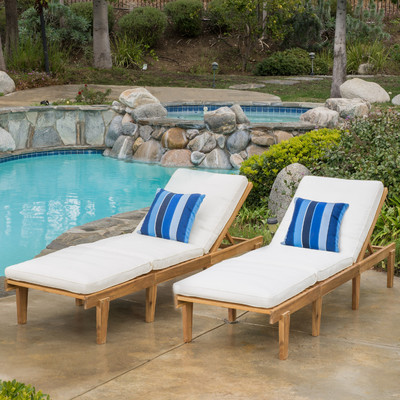 Athens Chaise Lounge with Cushion by Home Loft Concepts Wayfair Easter Sale
