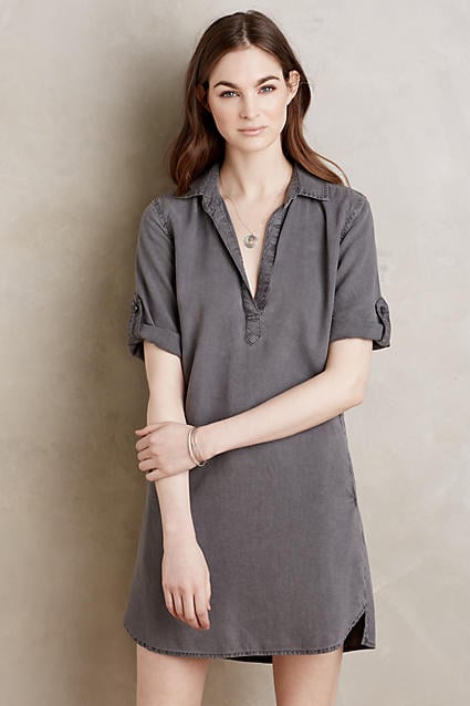shirtdresses for spring Cloth & Stone Pembroke Tunic Dress Dark Grey