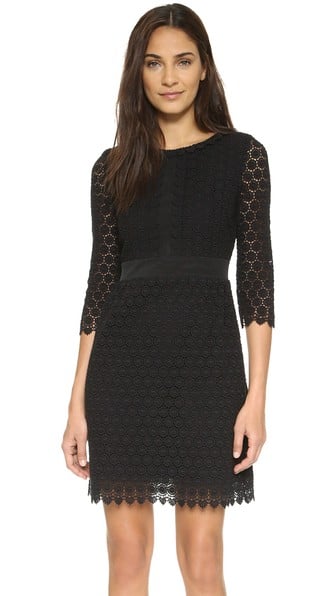 Diane von Furstenberg DVF Nolly Eyelet Dress Black Shopbop Spring Sale
