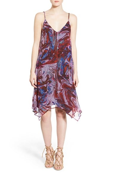Ella Moss 'Celeste' Silk Trapeze Dress Berry trapeze dresses for easter