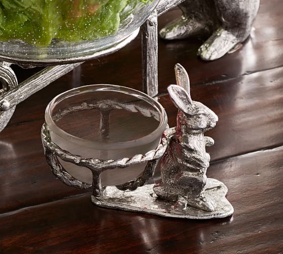 FARMER BUNNY SNACK BOWL Pottery Barn Easter Sale