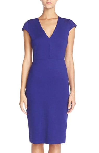 Fraiche by J Jersey Midi Dress Cobalt Blue midi dresses for easter