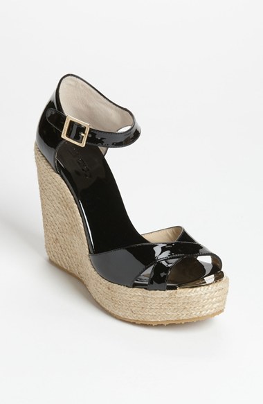 Jimmy Choo 'Pallis' Wedge Sandal (Nordstrom Exclusive) Black
