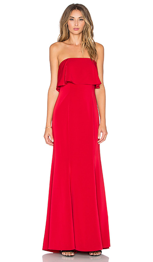 LOVERS + FRIENDS X Revolve Blissful Gown Red Revolve Sale