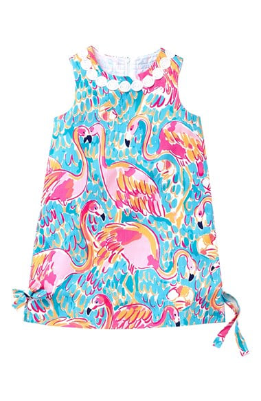 Lilly Pulitzer® 'Little Lilly' Flamingo Print Shift Dress (Toddler Girls, Little Girls & Big Girls) Multi Peel And Eat