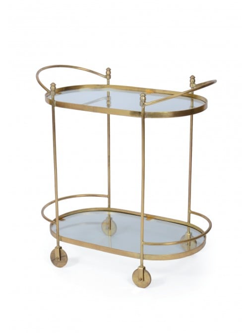Lulu & Georgia MARCY BAR CART, GOLD lulu & georgia friends and family sale spring 2016