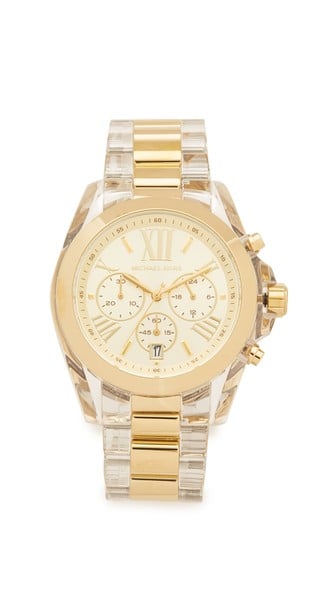 Michael Kors Bradshaw Watch Gold Clear Shopbop Spring Sale