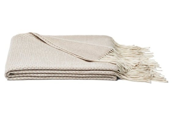 OKL Cashmere Exclusive Throw, Neutral