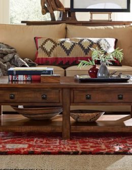 Pottery Barn BENCHWRIGHT RECTANGULAR COFFEE TABLE
