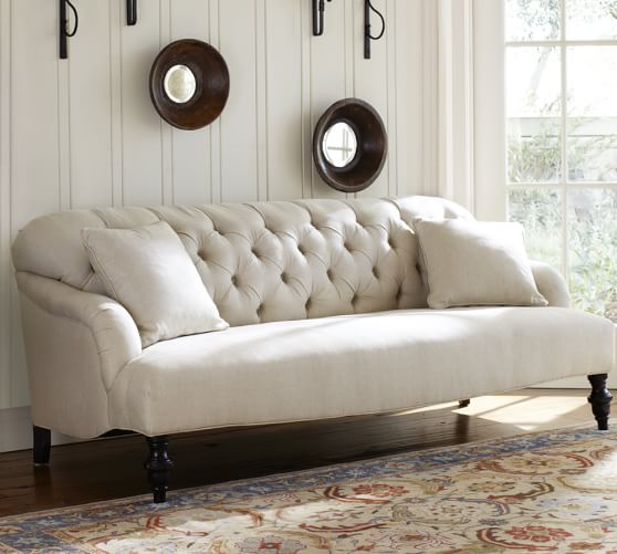 Pottery Barn CLARA TUFTED APARTMENT SOFA