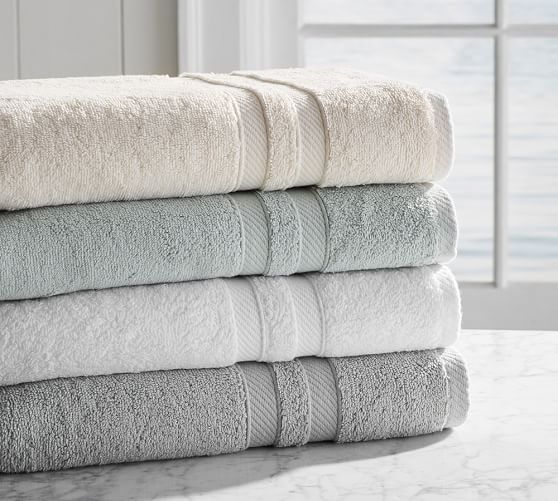 Pottery Barn PB ESSENTIAL 650-GRAM WEIGHT BATH TOWELS