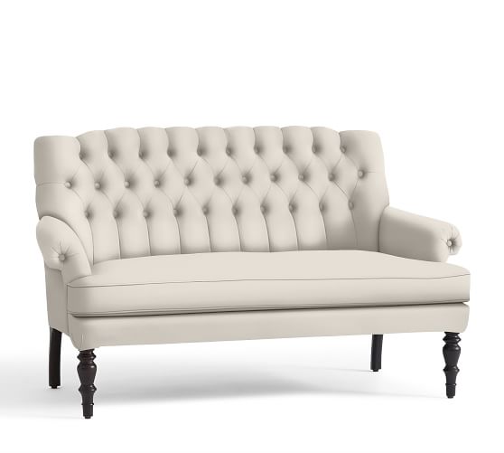 Pottery Barn ROOSEVELT UPHOLSTERED SETTEE