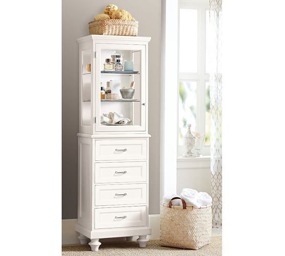 Pottery Barn STUART STORAGE CABINET & HUTCH