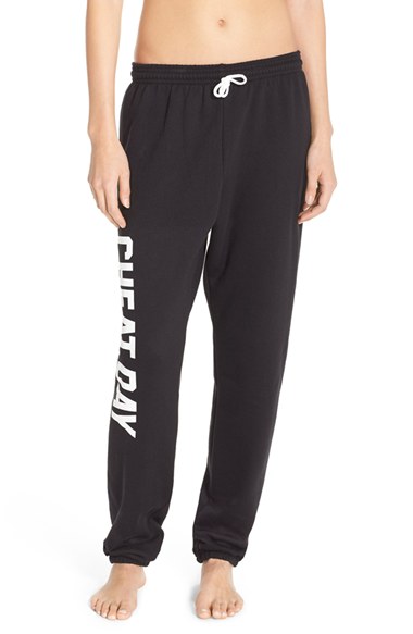 Private Party 'Cheat Day' Sweatpants Black