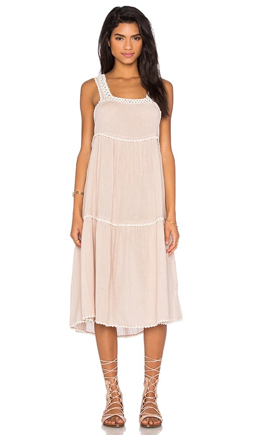 SOMEDAYS LOVIN Field Of Dreams Dress Natural with Crochet Trim midi dresses for easter