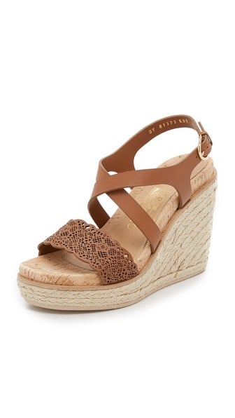 Salvatore Ferragamo Gioela Wedge Sandals Palissandro