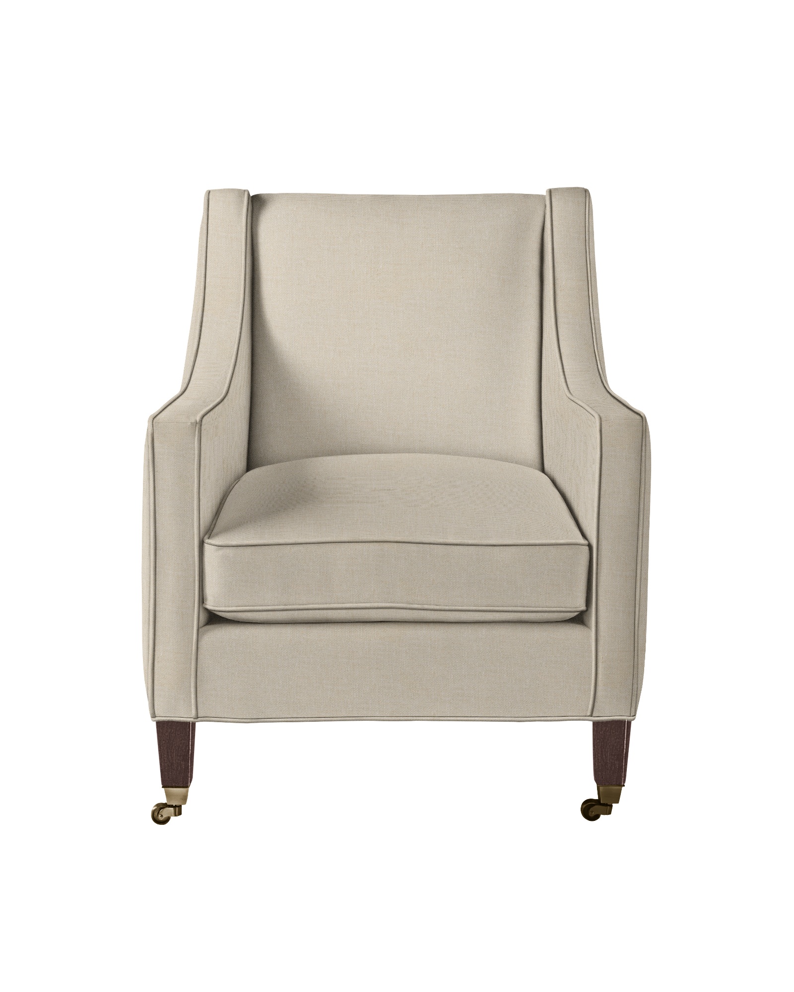 Serena & Lily Piper Chair Chunky Flax Linen Blend