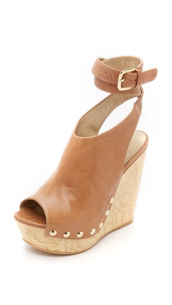 Stuart Weitzman Wrap Up Platform Sandals Adobe