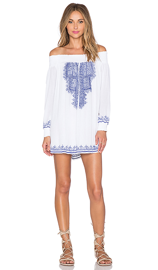 TULAROSA X REVOLVE JACQUELINE TUNIC WHITE