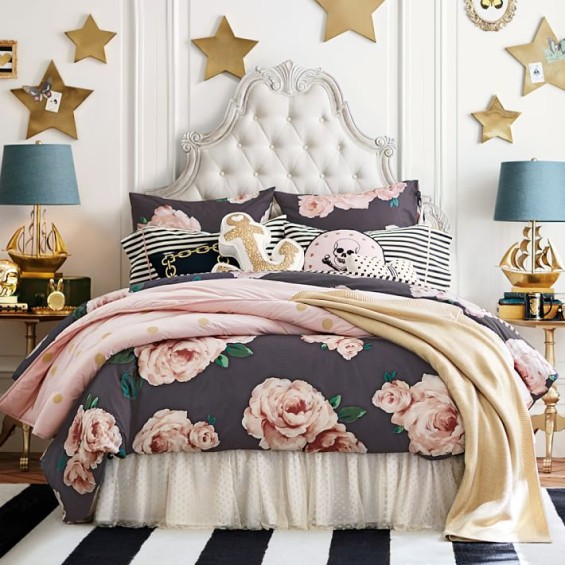 The Emily + Meritt Parisian Headboard Pottery Barn Teen