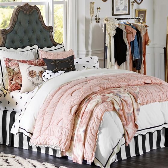 The Emily + Meritt Parisian Petticoat Quilt + Sham PB Teen